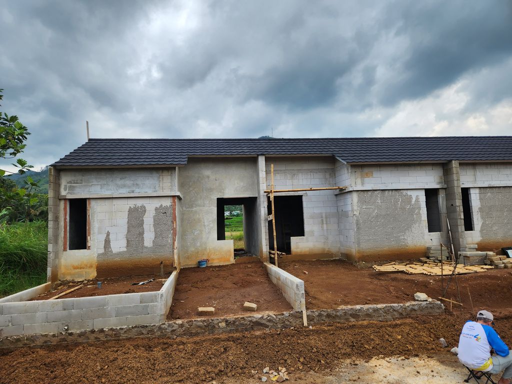 foto tampak rumah tipe Subsidi perumahan Bumi Citaman Asri