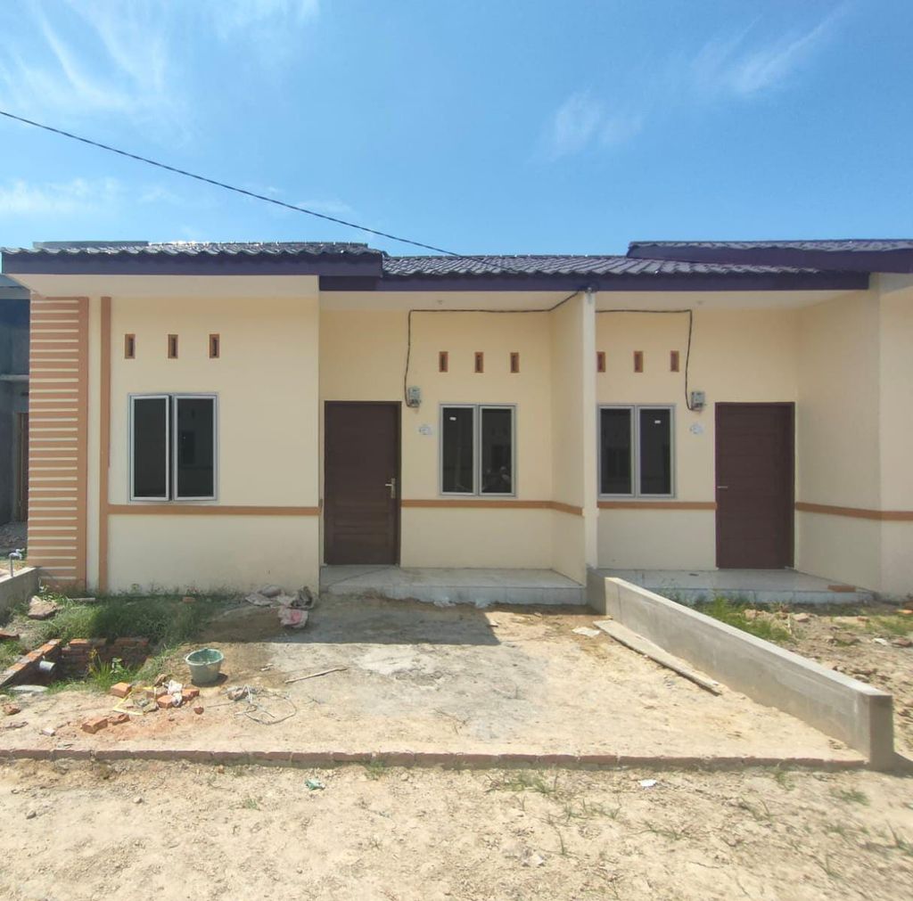 foto tampak rumah tipe 36 perumahan Al Ghani Ressidence