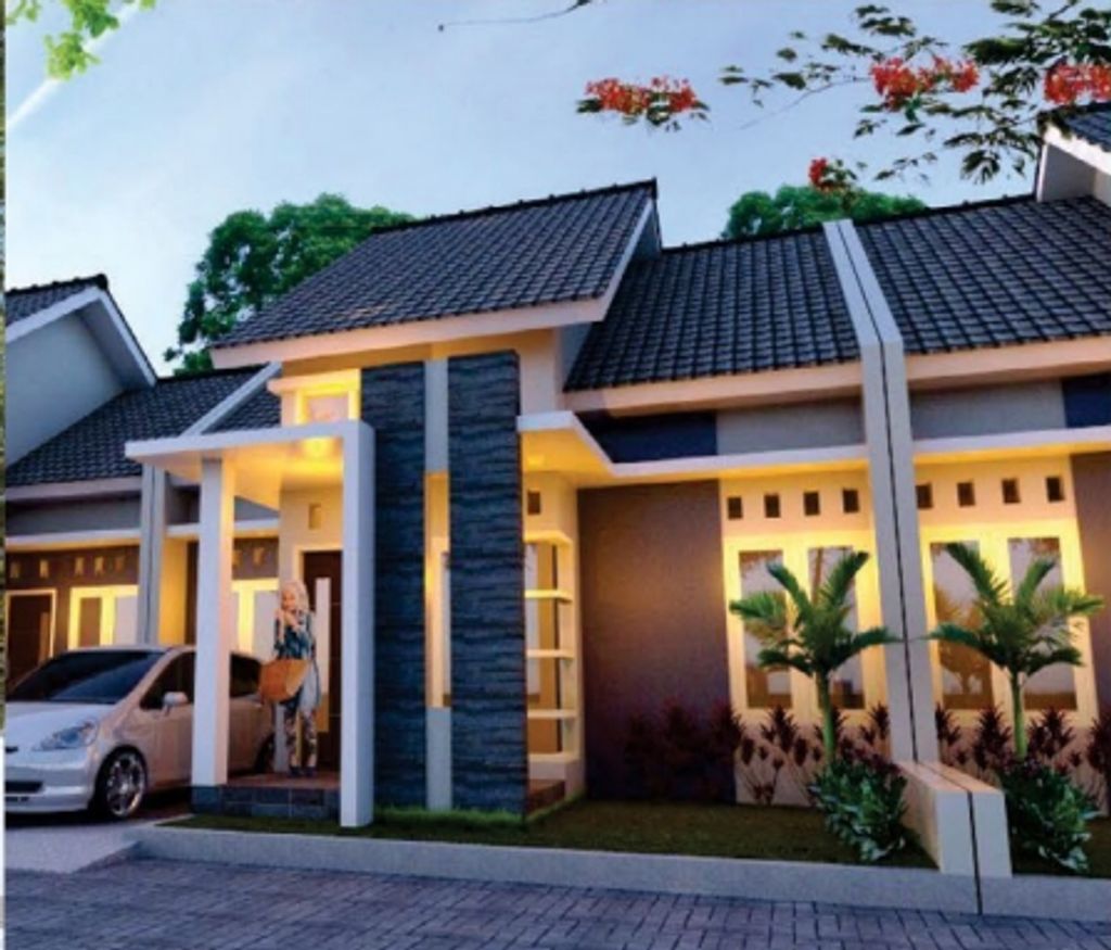 foto tampak rumah tipe 45 perumahan THE GRUJUGAN RESIDENCE
