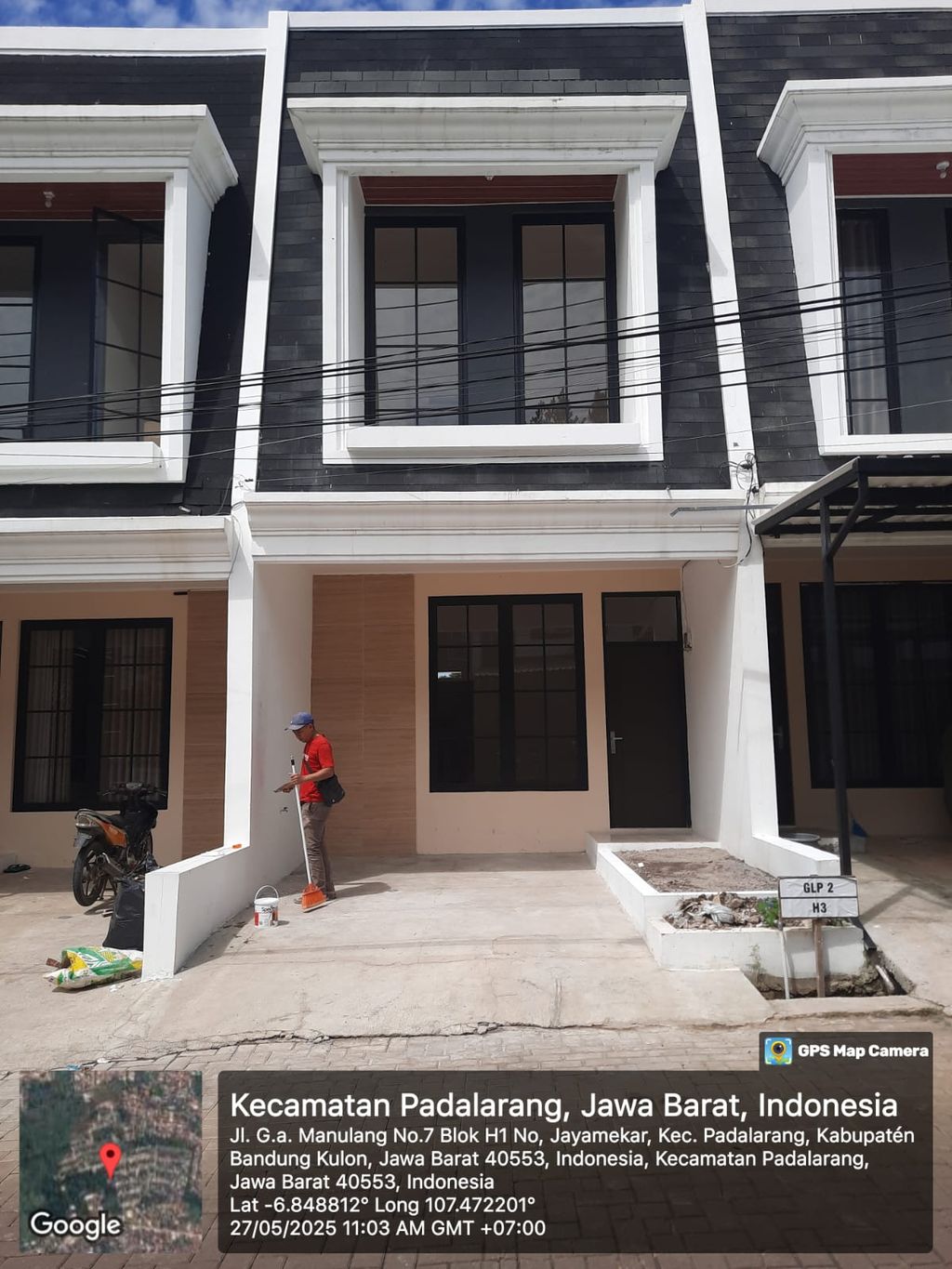 foto tampak rumah tipe 55 Compact Cozy Level Minimalis (485) perumahan G-Land Padalarang Residence 2