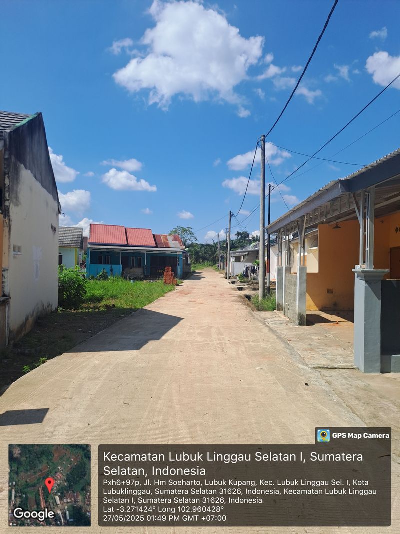 foto posisi tengah perumahan LINGGAU VALLEY