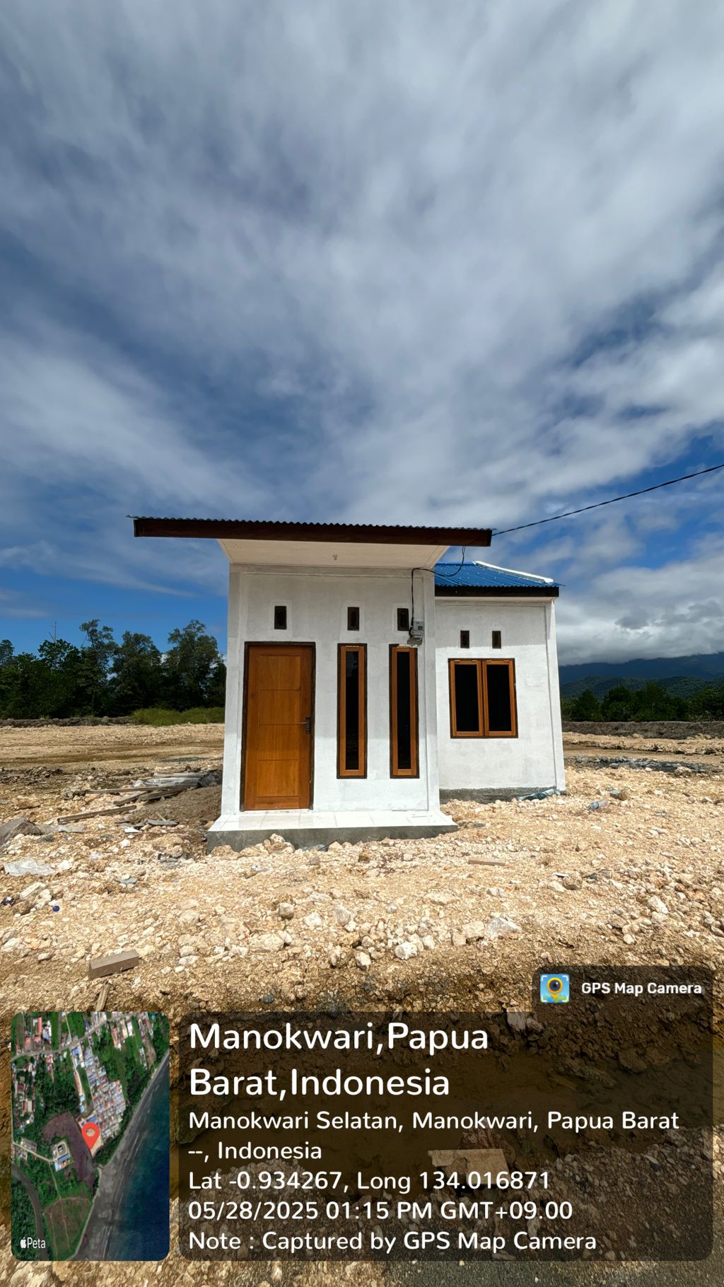 foto tampak rumah tipe 36/96 perumahan ARFAI SALAK RESIDENCE TAHAP III