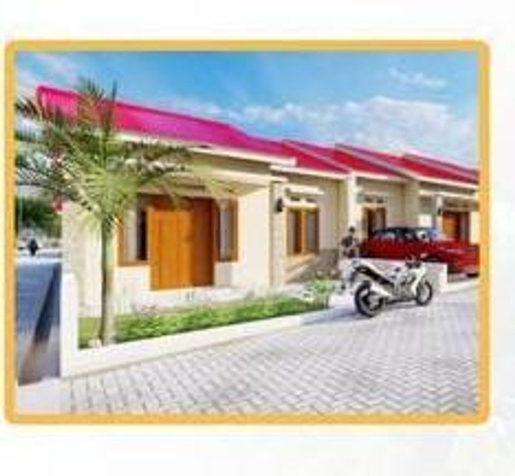 foto tampak rumah tipe 65 perumahan RUBY ZAMZAM