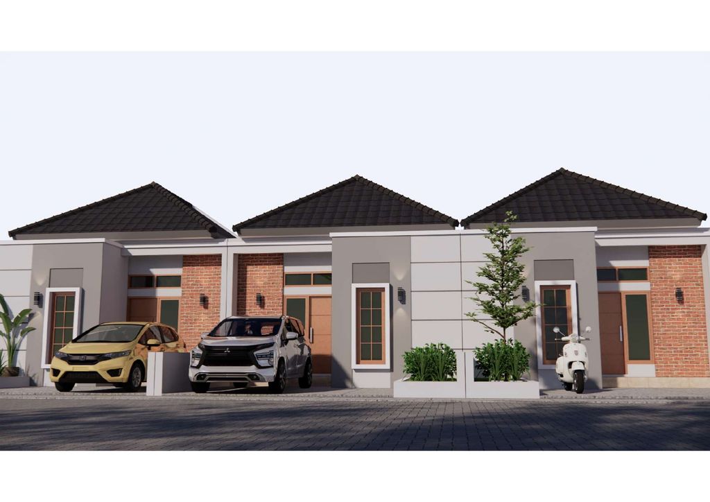 foto tampak rumah tipe Komersiil perumahan Rosiana Abi Residence