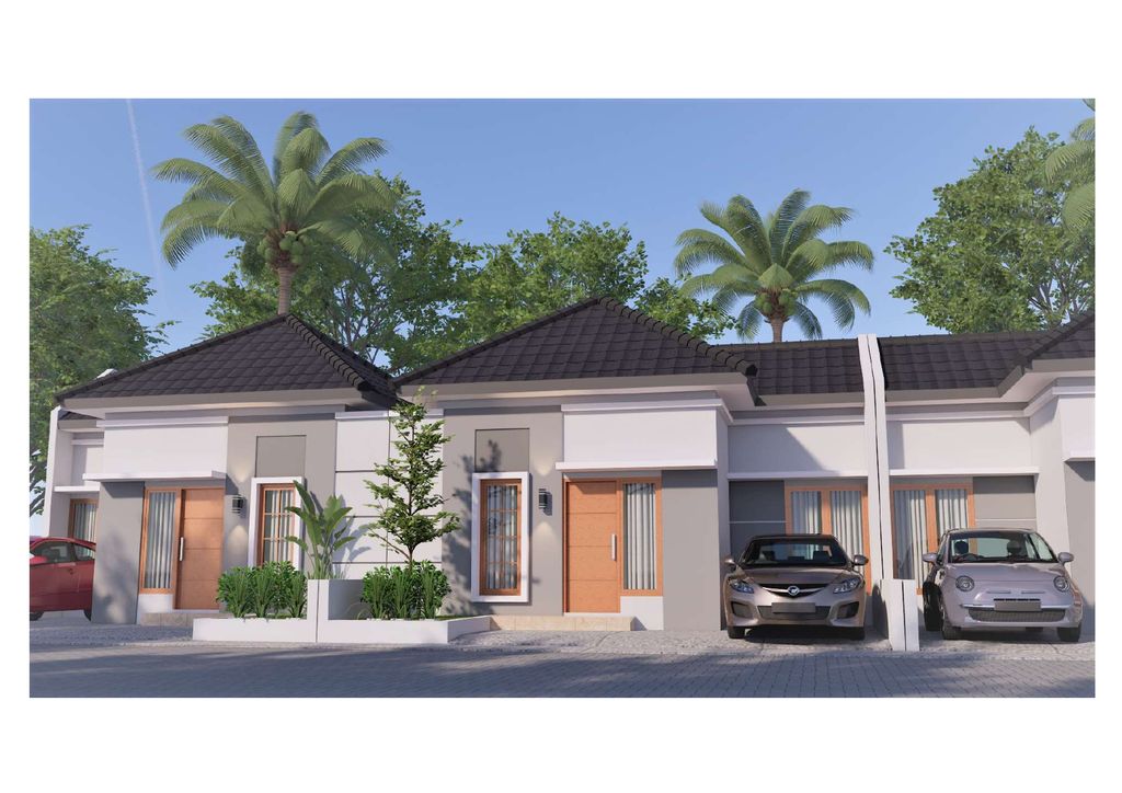 foto tampak rumah tipe Subsidi perumahan Rosiana Abi Residence