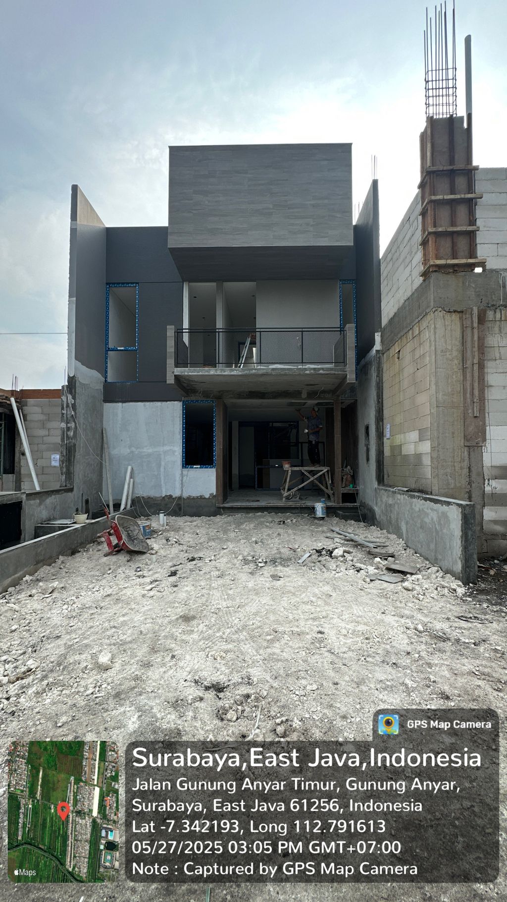foto contoh rumah perumahan CENTRAL PARK MERR TAHAP 5