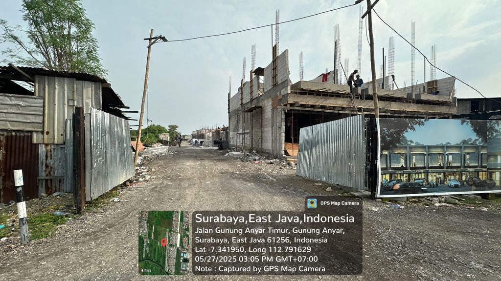 foto gerbang perumahan CENTRAL PARK MERR TAHAP 5