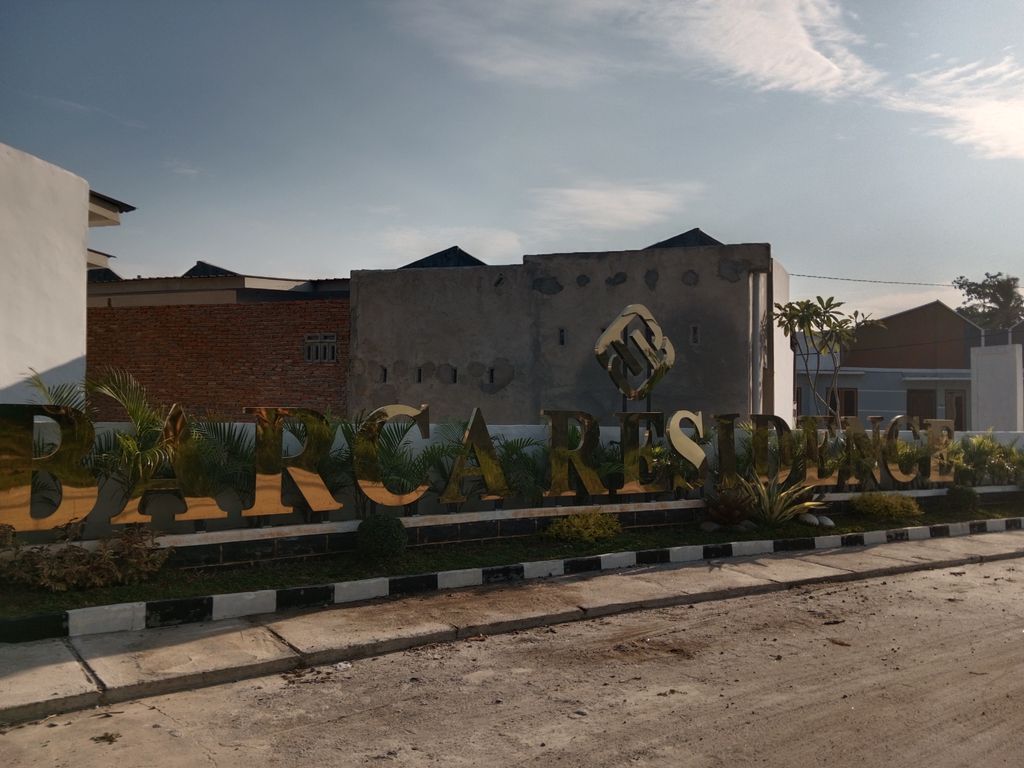 foto gerbang perumahan Perumahan Barca Residence Tahap 2
