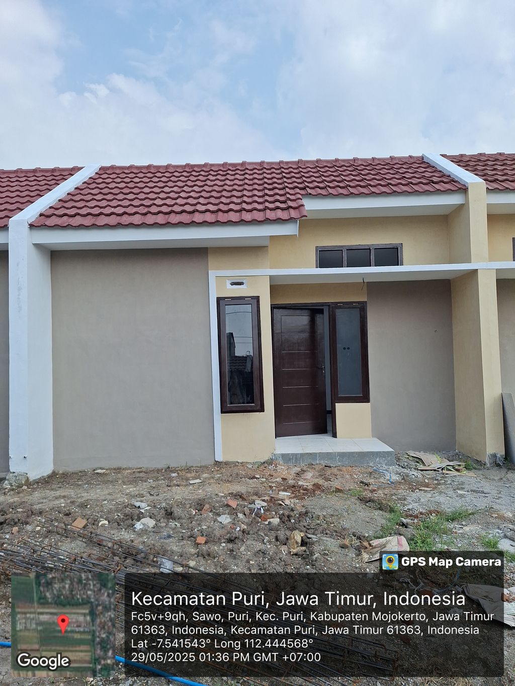 foto tampak rumah tipe 24/66 (Subsidi) perumahan GRAND EMERALD PURI