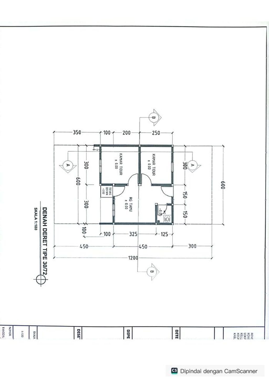foto denah rumah tipe 36 perumahan RACHITA ESTATE 6