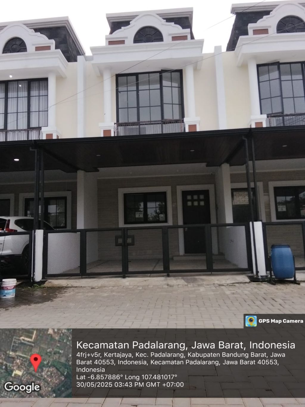 foto tampak rumah tipe 60 Compact Classic Athena (3KT) (2KM) (718) perumahan G-Land Padalarang Estate
