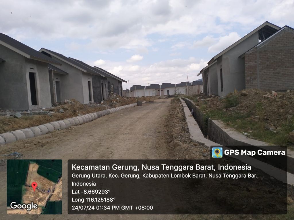 foto posisi tengah perumahan TAMAN MANDALI 4