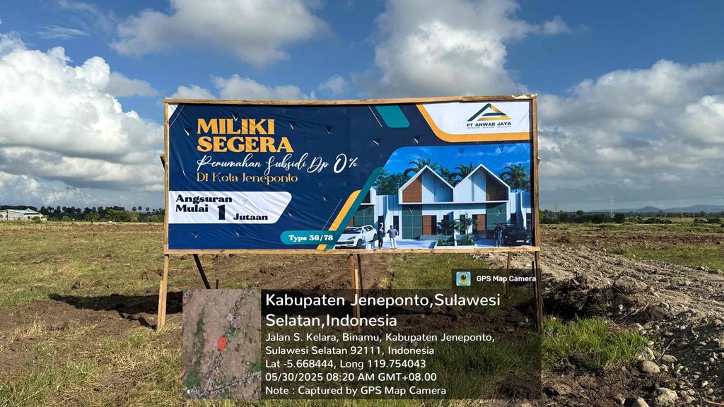 foto contoh rumah perumahan Anwar Jaya Land