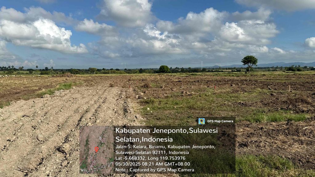 foto posisi tengah perumahan Anwar Jaya Land