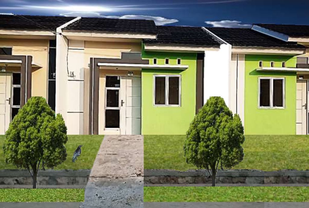 foto tampak rumah tipe 30/60 BLOK B15 perumahan PESONA KALANGSURIA ( PESONA BARU )