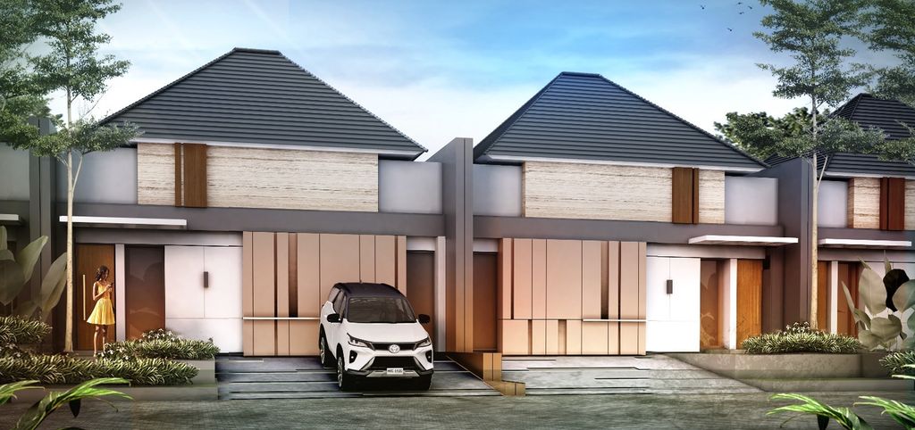 foto tampak rumah tipe Non Hook perumahan PONDOK PERMAI KALIURANG 3