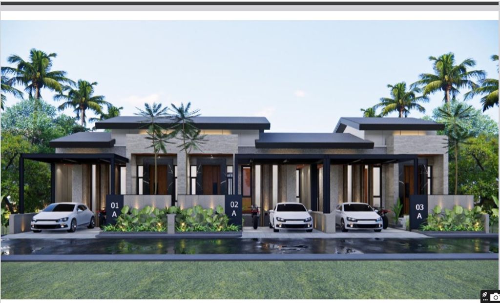 foto tampak rumah tipe 60/157 perumahan CIHEULANG REGENCY
