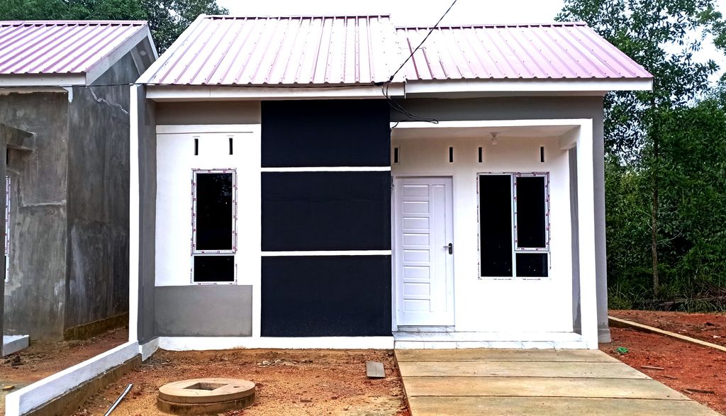 foto tampak rumah tipe SUBSISDI perumahan GRIYALOKA ASRI