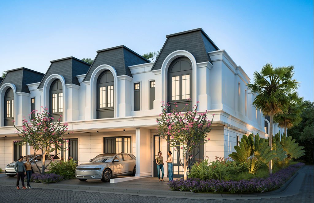 foto tampak rumah tipe SENNA perumahan CITRAGARDEN BINTARO TAHAP III