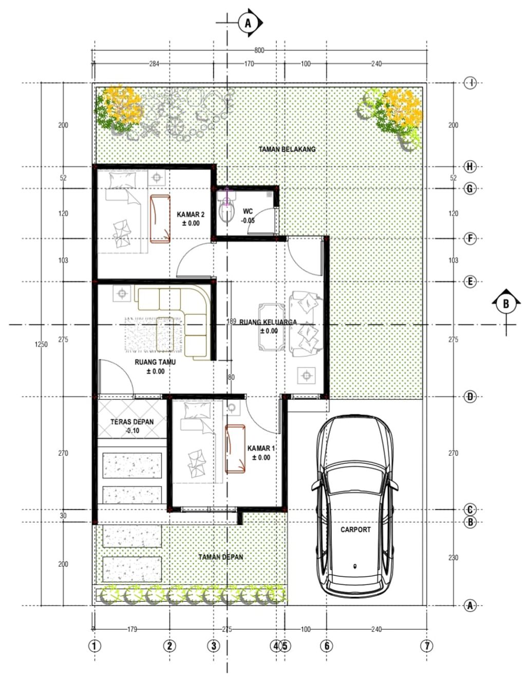 foto denah rumah tipe 36 perumahan PERUMAHAN PERSEN CITY