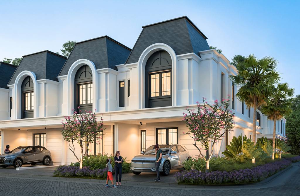 foto tampak rumah tipe SERISSA perumahan CITRAGARDEN BINTARO TAHAP III