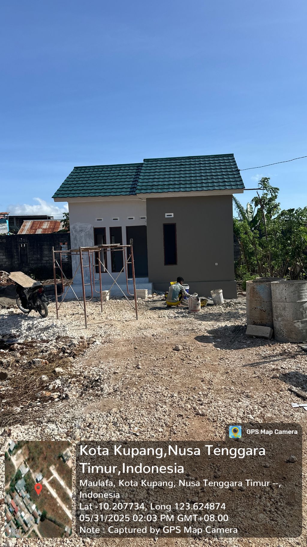 foto contoh rumah perumahan FLOSINDO BTN BAK BIRU 2