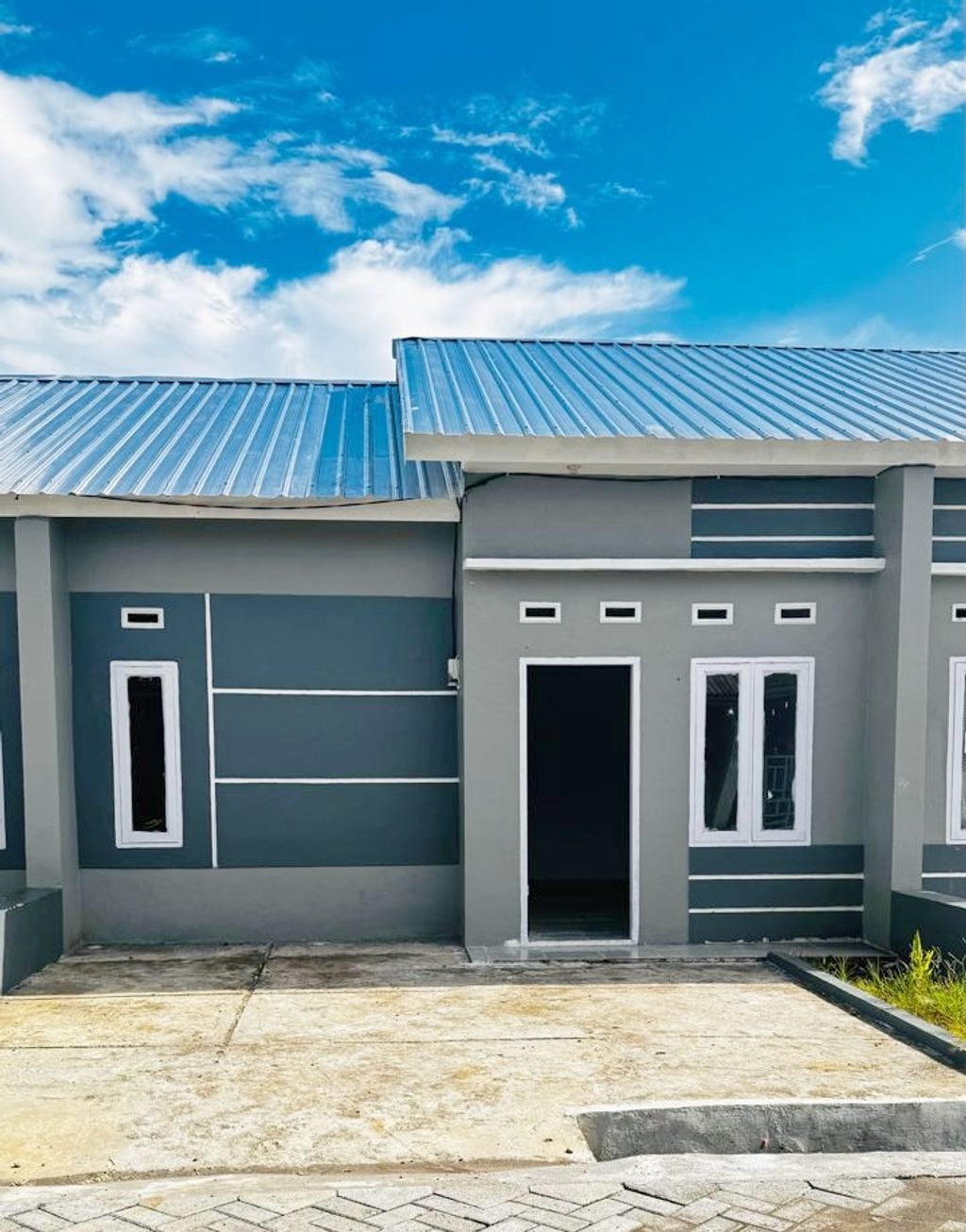 foto tampak rumah tipe 36/72 m perumahan PADAELO REGENCY 2