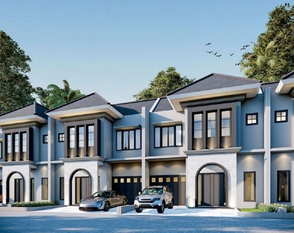foto tampak rumah tipe ASTORIA perumahan SOEDIRMAN PARK RESIDENCE
