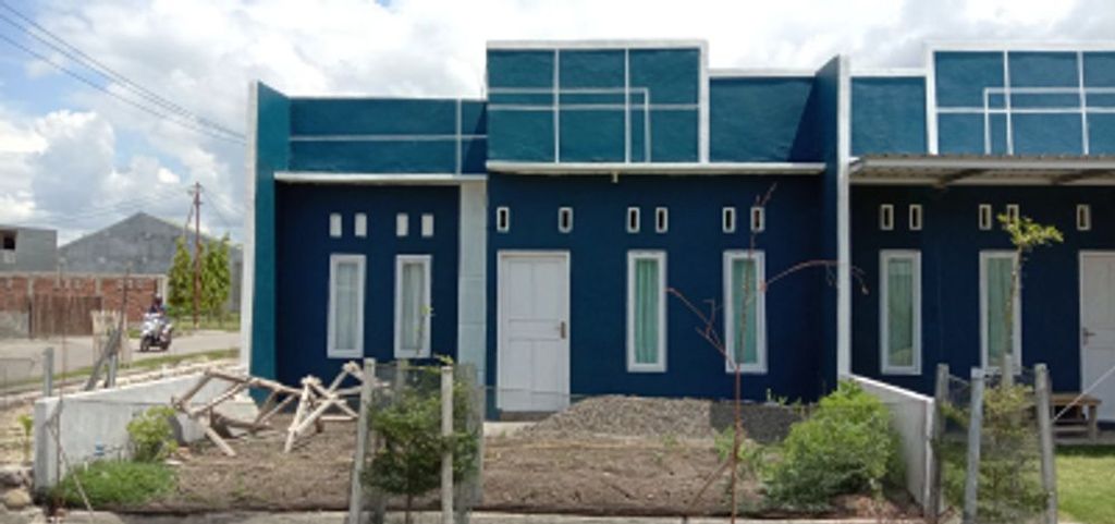 foto tampak rumah tipe 36 perumahan GREEN VILLA TALA-TALA