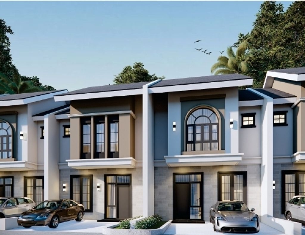 foto tampak rumah tipe ZENDA perumahan SOEDIRMAN PARK RESIDENCE