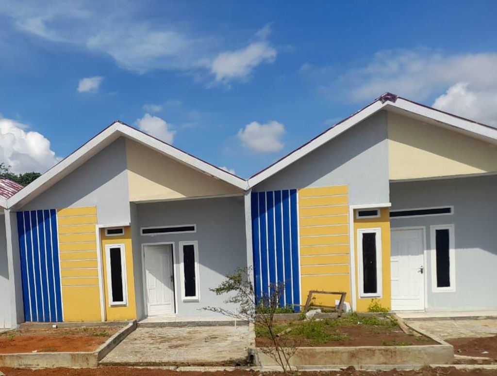 foto tampak rumah tipe 36 perumahan KHAJILA RESIDENCE