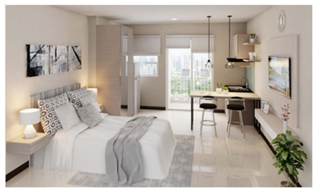 foto tampak rumah tipe STUDIO perumahan Metro Garden Apartment