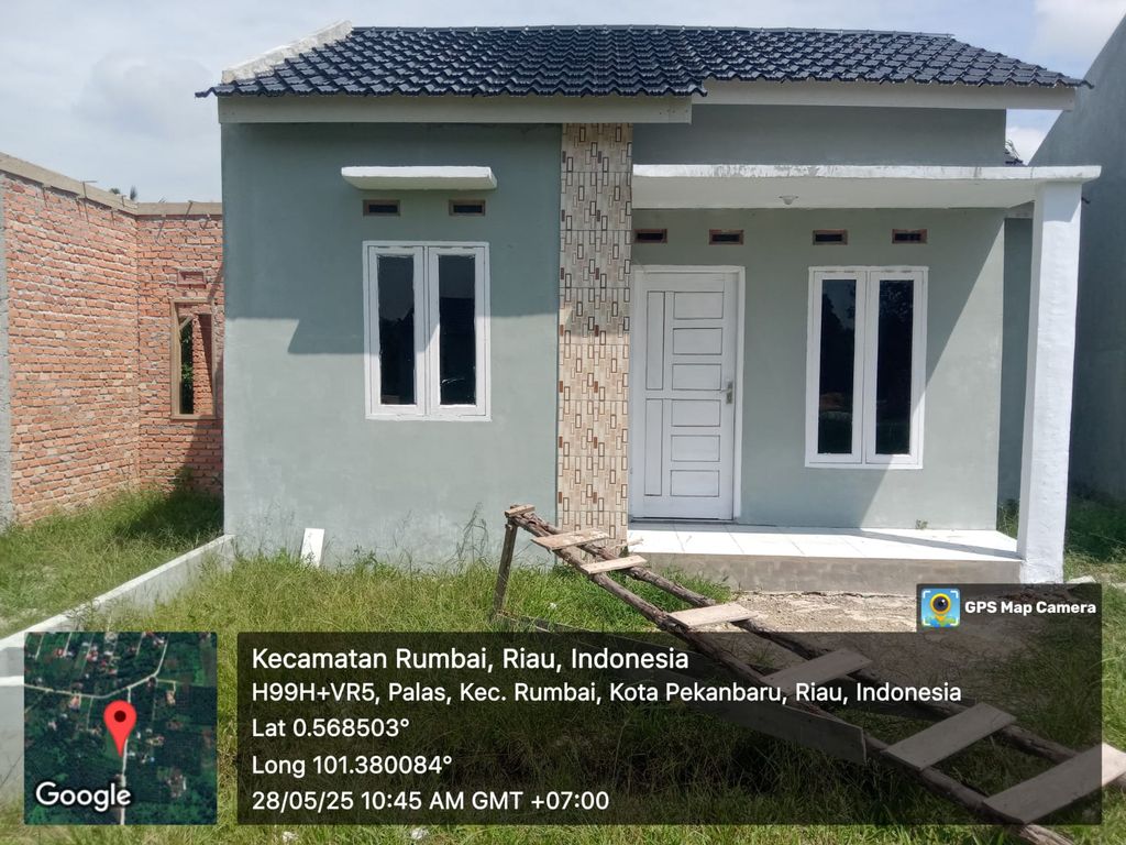 foto tampak rumah tipe 36 perumahan Matahari Regency