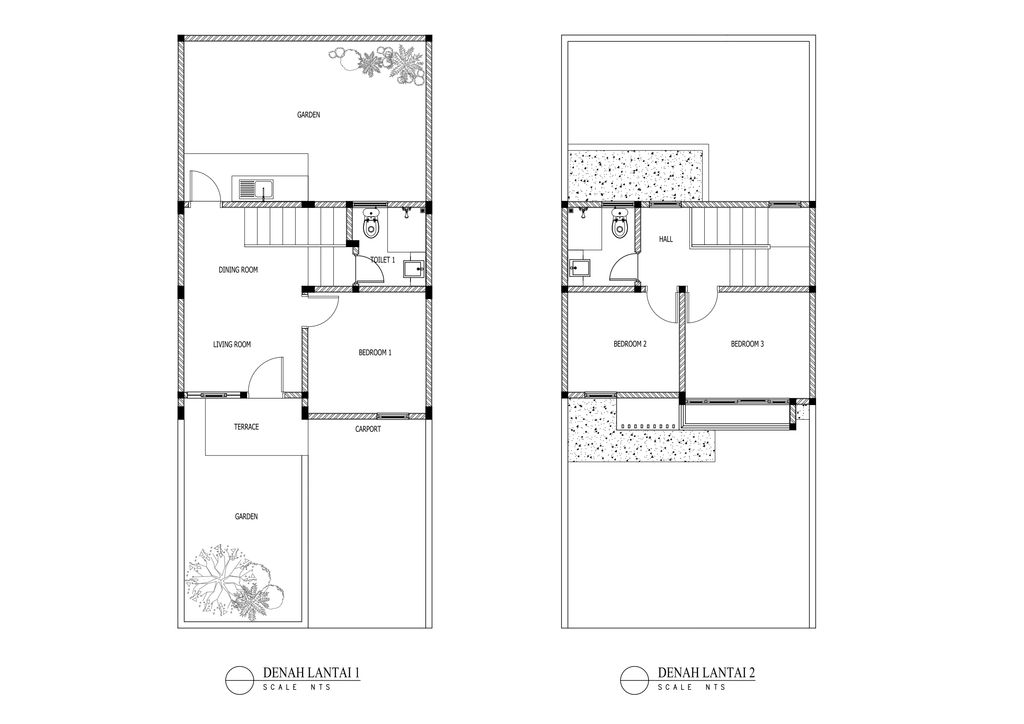 foto denah rumah tipe luna perumahan PERUMAHAN PERMATA PARK VIEW 2