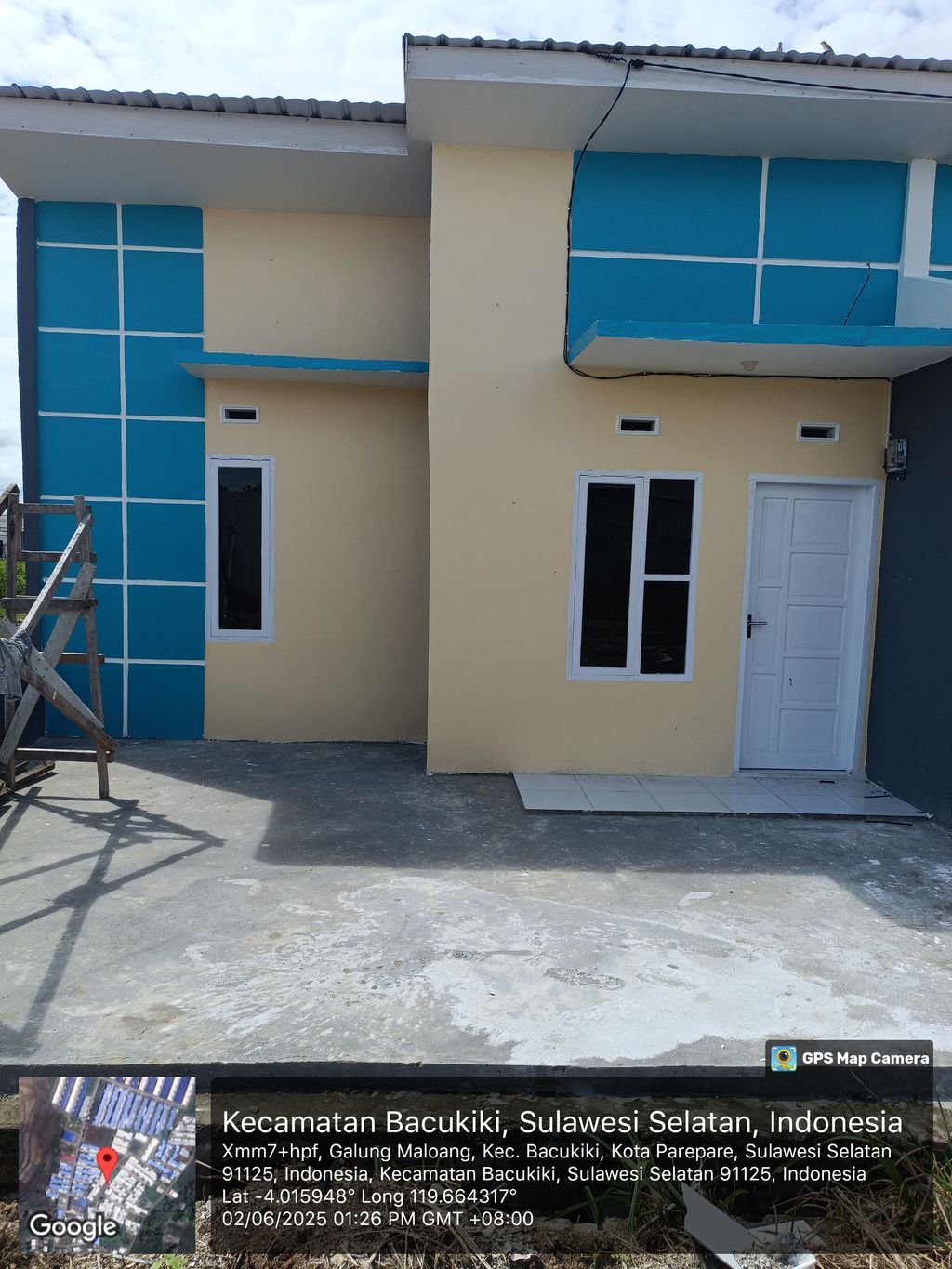 foto tampak rumah tipe 36/72 perumahan PAMULANG GARDEN