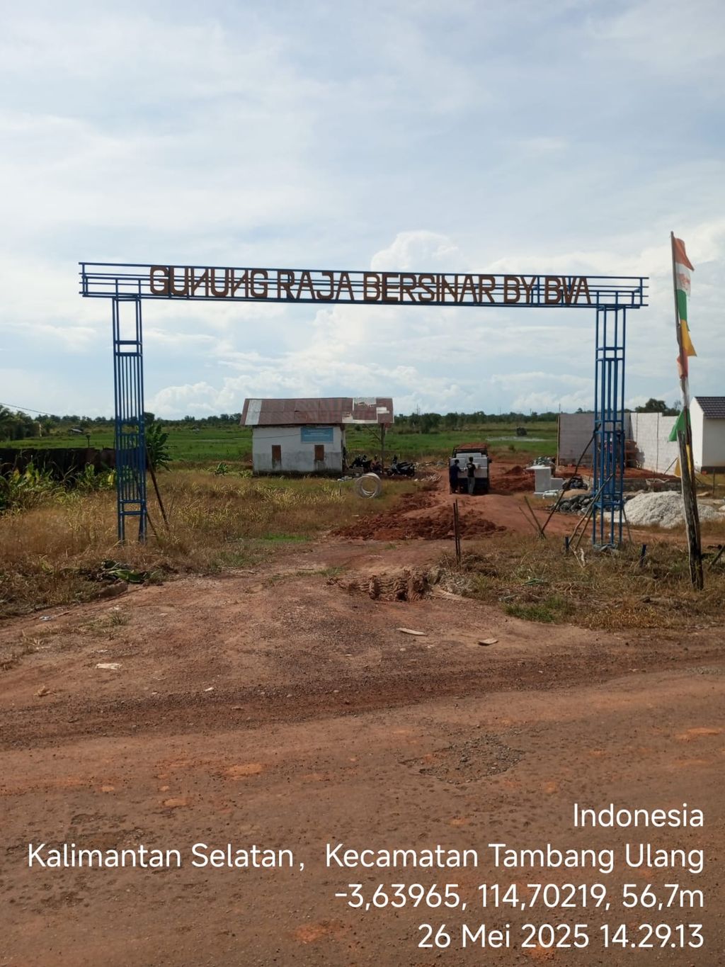 foto gerbang perumahan GUNUNG RAJA BERSINAR