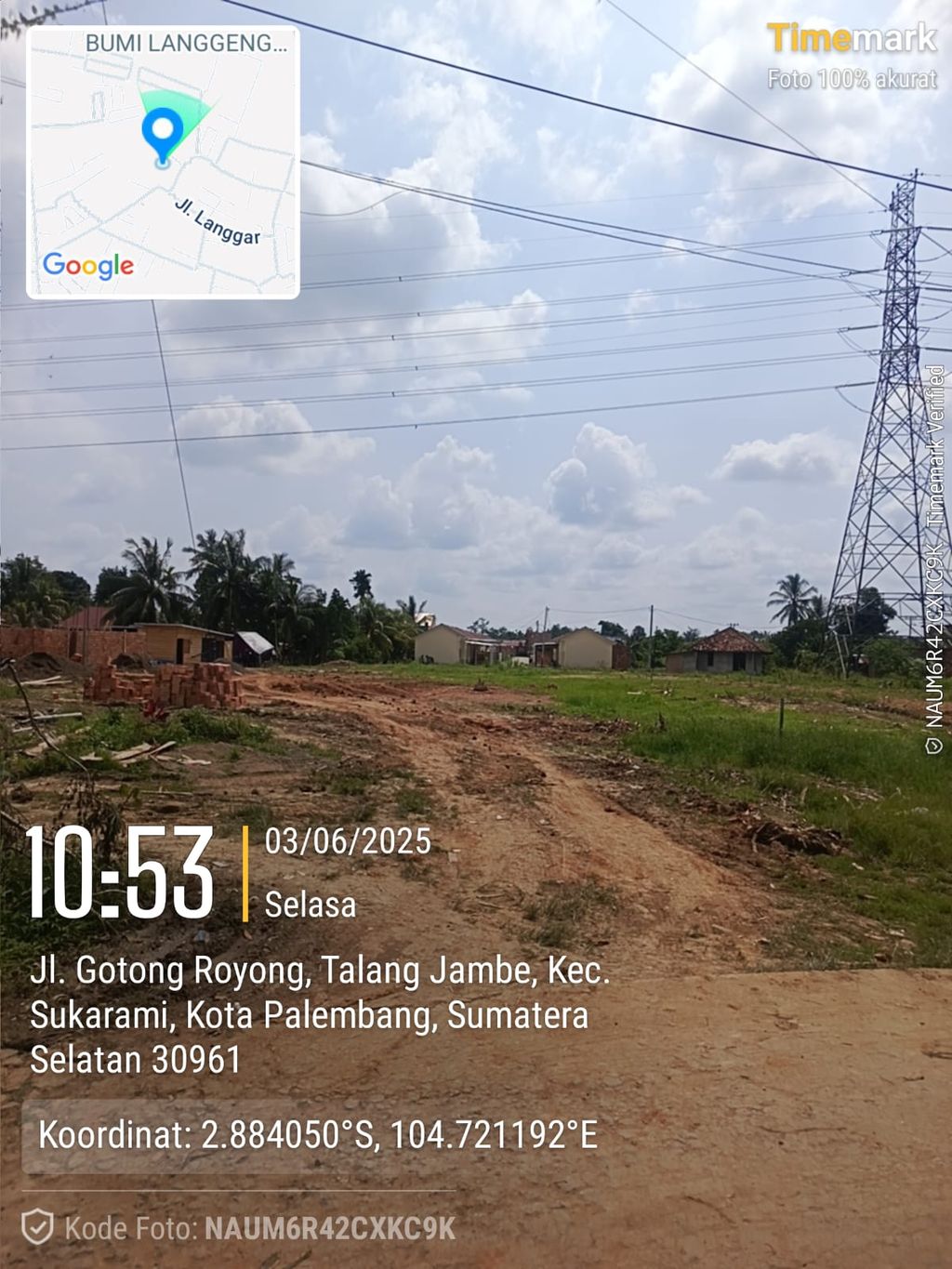 foto gerbang perumahan JAYA PARK RESIDENCE