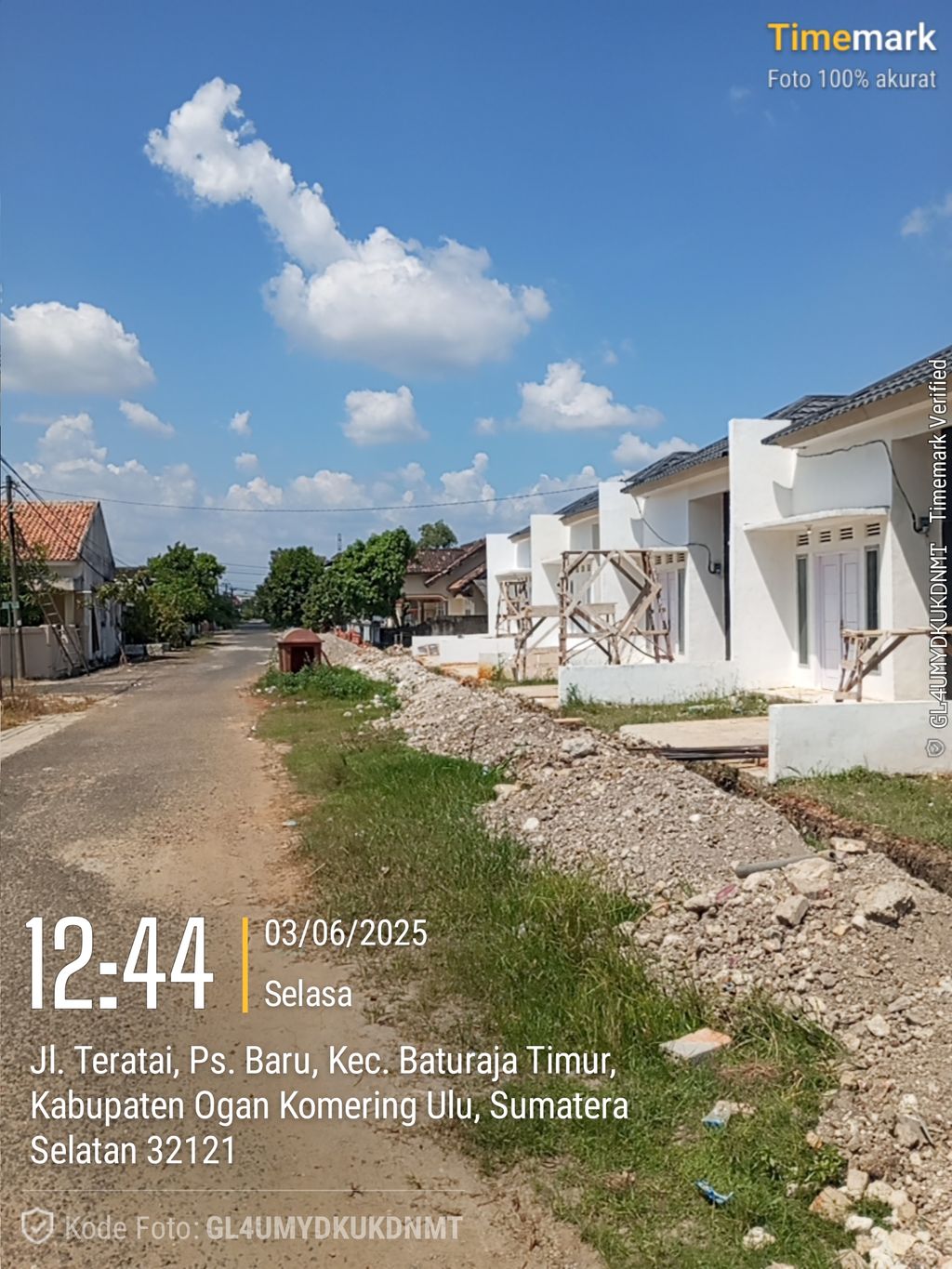 foto posisi tengah perumahan TIGA GAJAH RESIDENCE