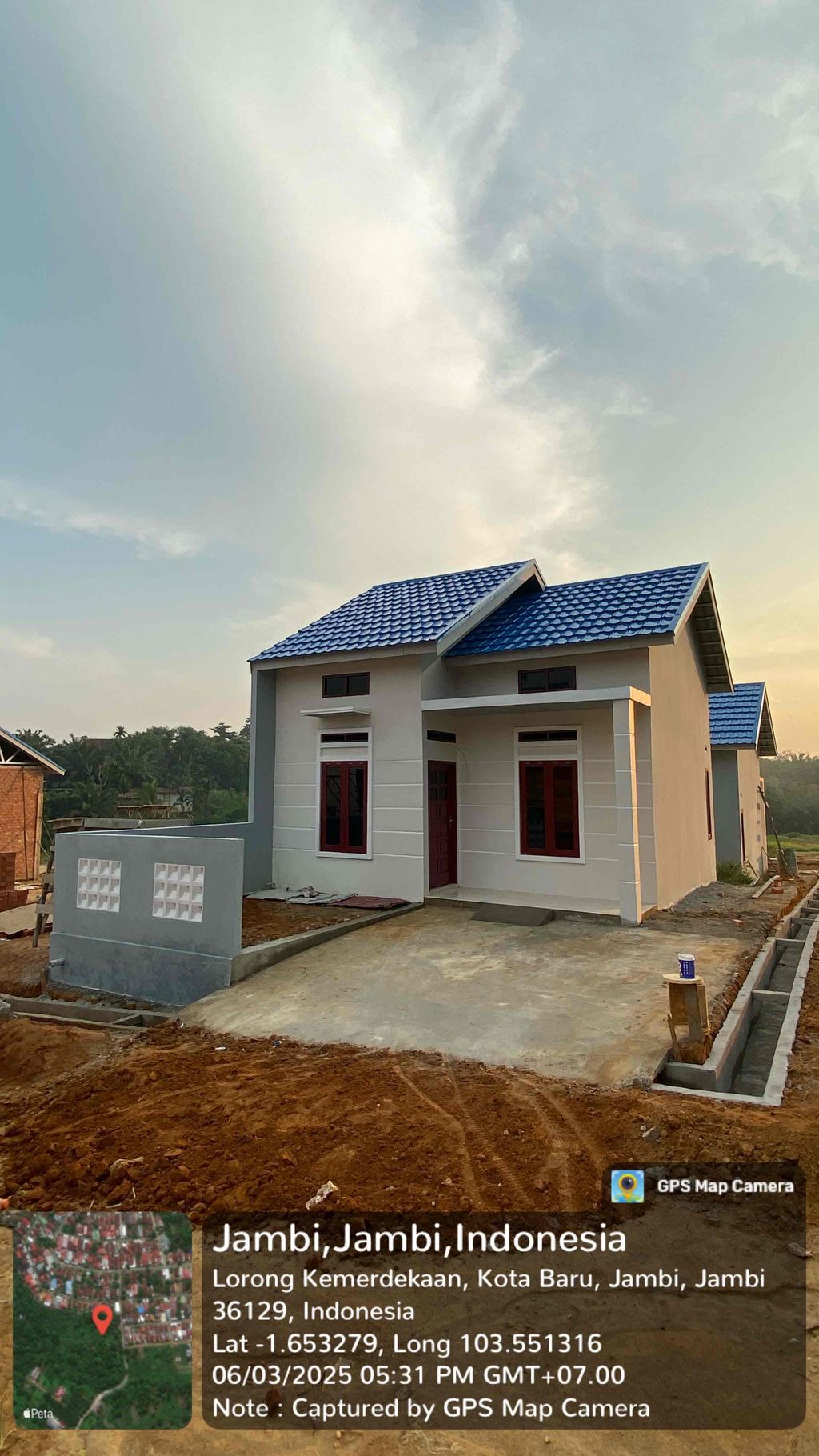 foto contoh rumah perumahan PERMATA JAMBI 2