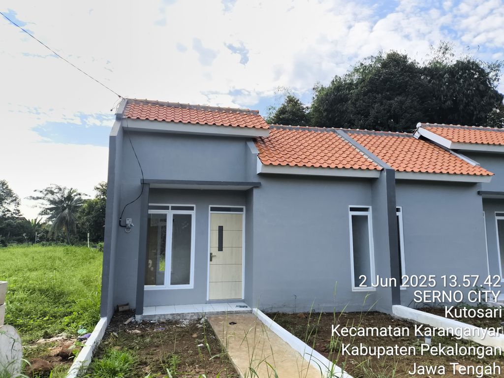 foto tampak rumah tipe 21/90 perumahan NEW KUTOSARI RESIDENCE