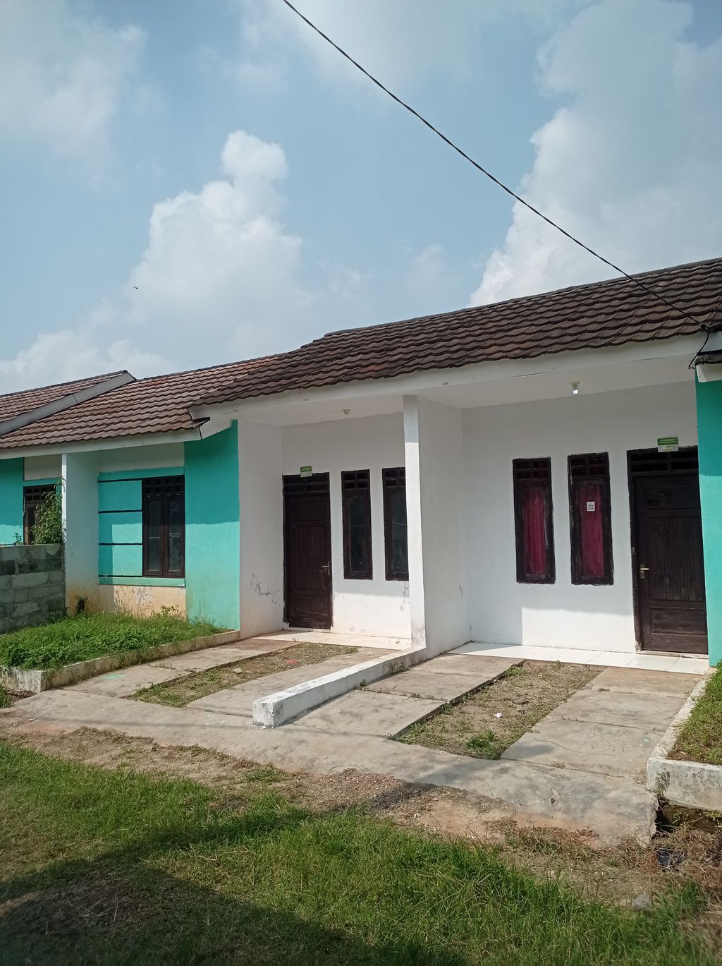 foto tampak rumah tipe 36/60 perumahan Graha Sukasari Permai