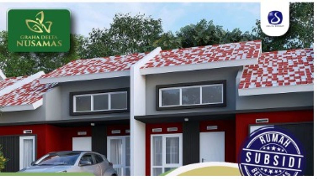 foto tampak rumah tipe NEW MAWAR (KOMERSIL) perumahan GRAHA DELTA NUSAMAS