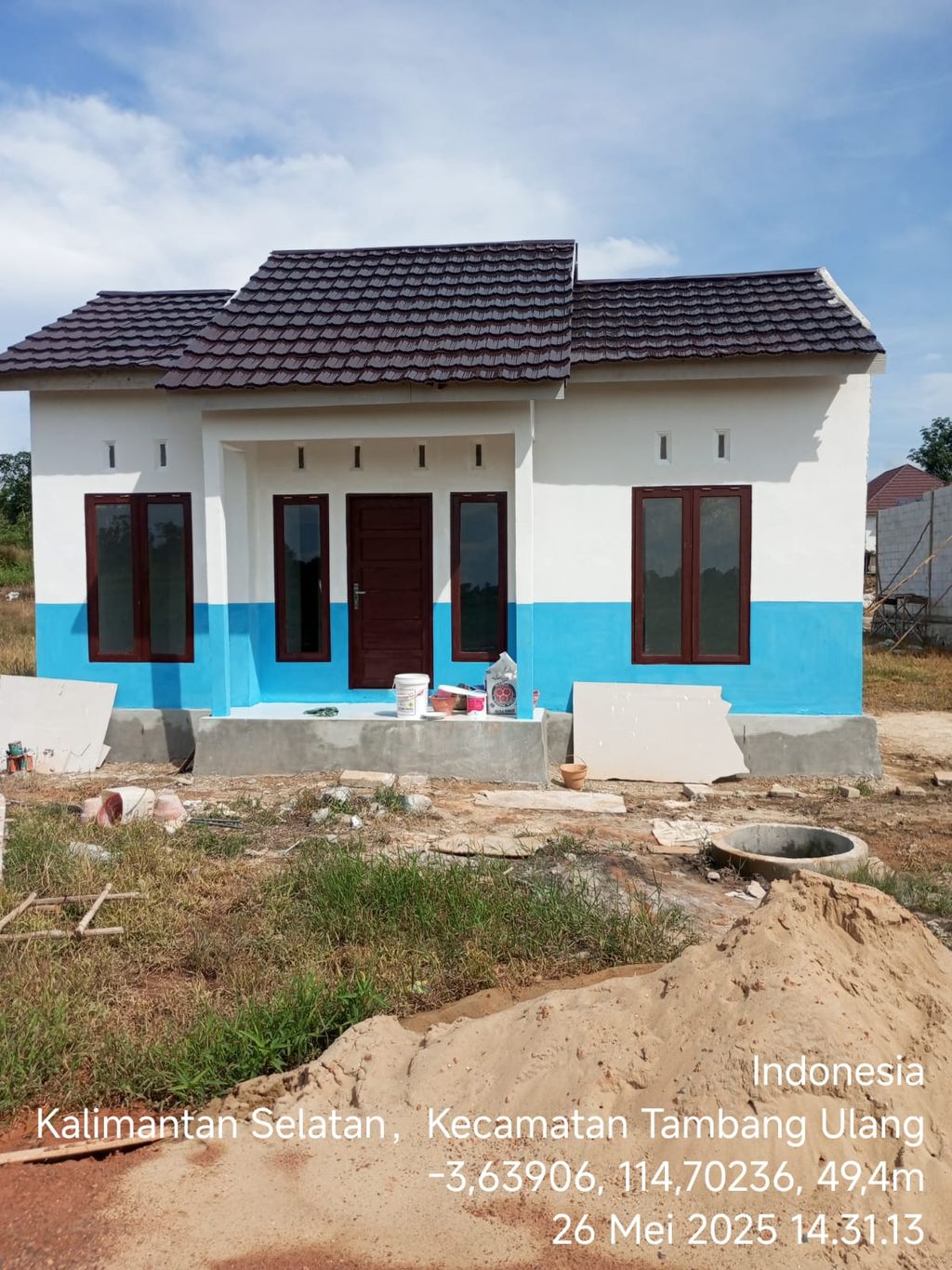 foto tampak rumah tipe 36 perumahan GUNUNG RAJA BERSINAR
