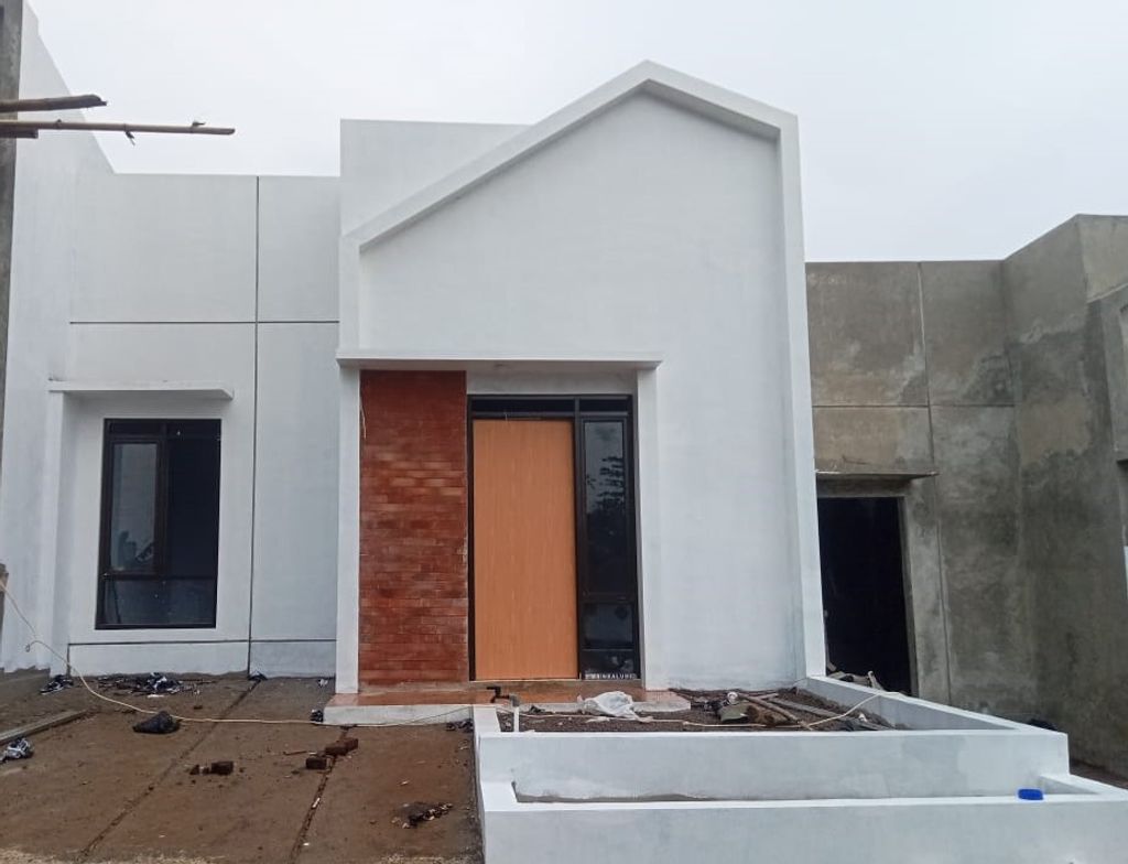foto tampak rumah tipe 34/60 perumahan PANORAMA SIRNAJAYA RESIDENCE