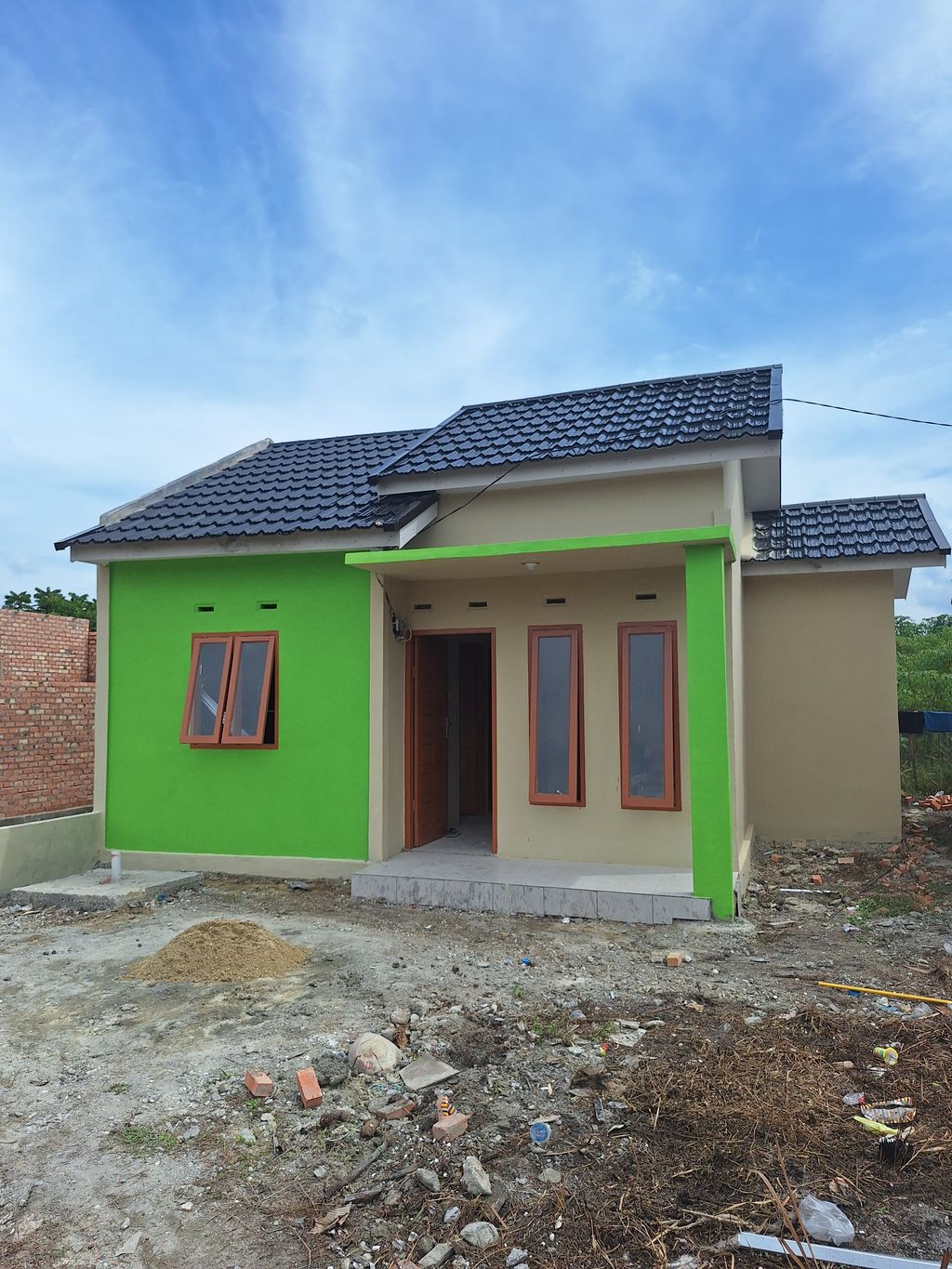 foto tampak rumah tipe RSH36 perumahan Perumahan Graha Riau Bertuah RSH Type 36/104
