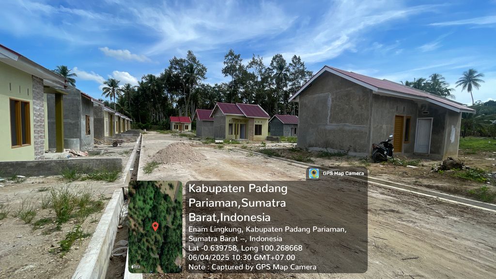 foto posisi tengah perumahan D'NAFA ROYAL GARDEN Ringan Ringan