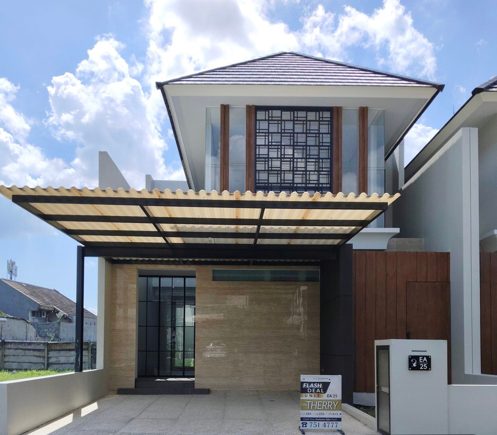 foto tampak rumah tipe therry perumahan prambanan residence