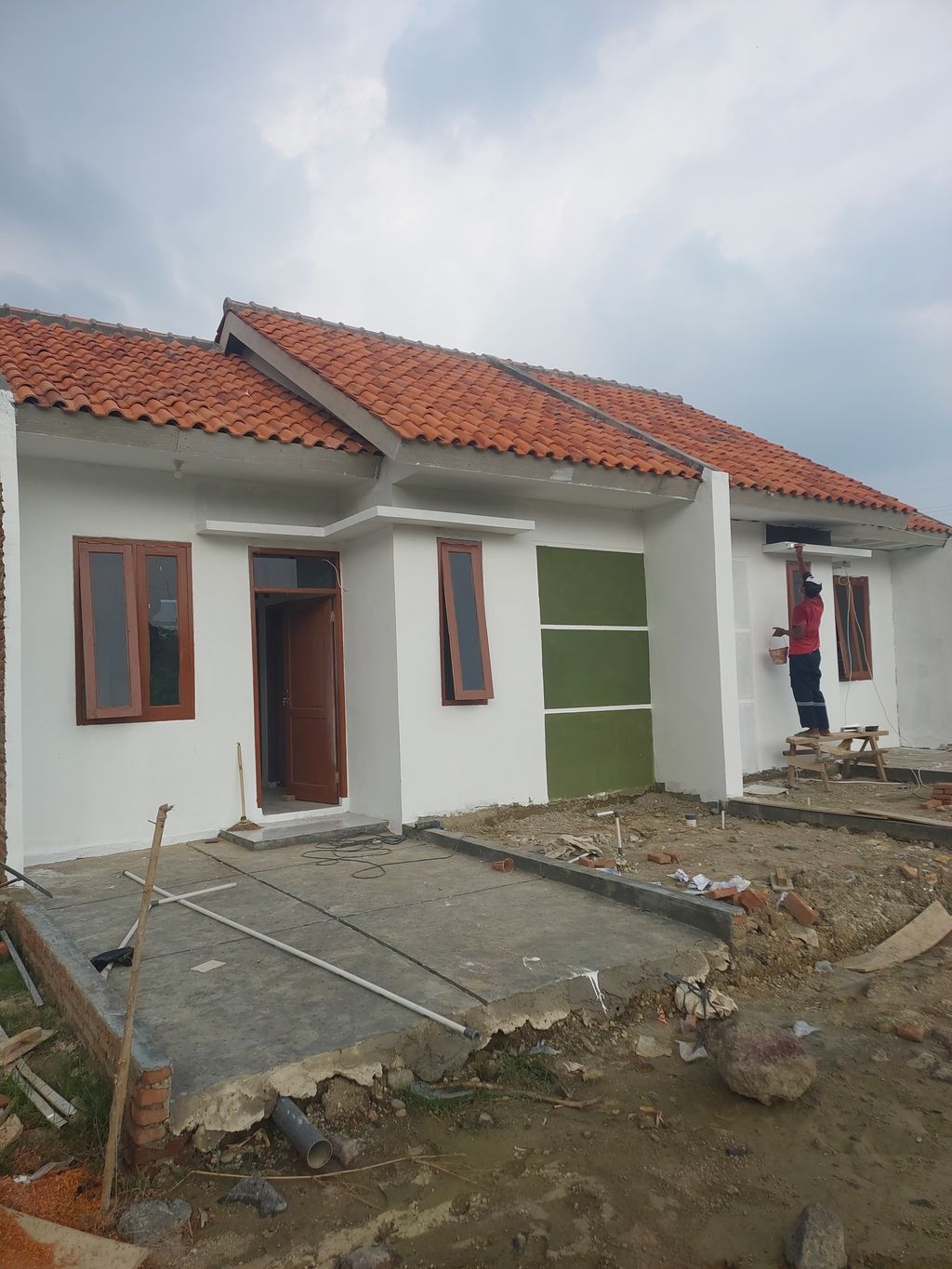 foto tampak rumah tipe RUMAH SUBSIDI perumahan BINTANG GRAHA MANDIRI