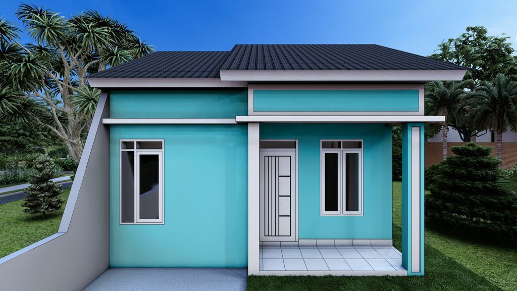 foto denah rumah tipe 36 perumahan AWAL REGENCY I TAHAP II