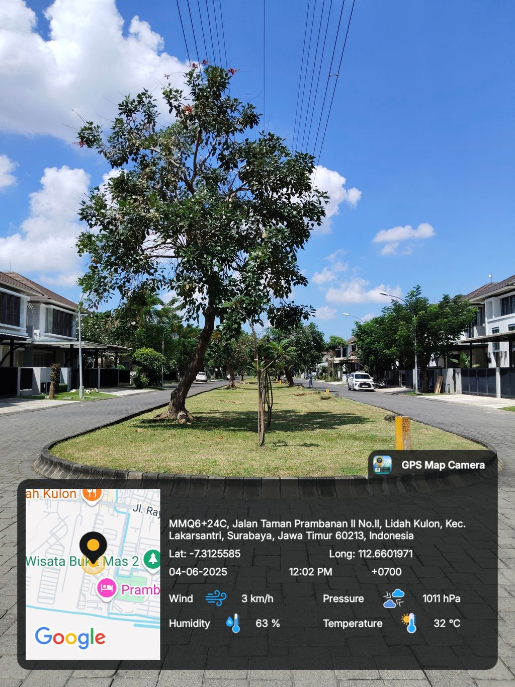 foto posisi tengah perumahan Prambanan Residence BLVD2